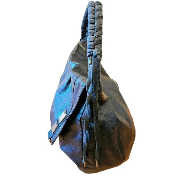 Matt and Nat Vegan  Leather Shoulder Bohemian Tote Bag Black. - Picture 8 of 14